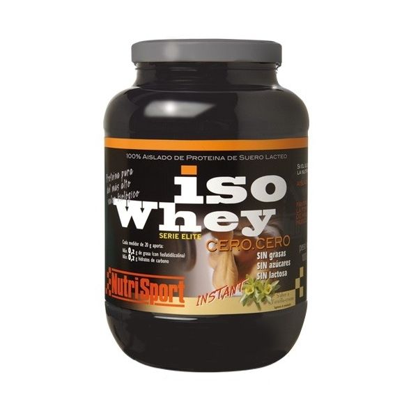 ISO WHEY CERO CERO CHOCOLATE 1 kg - NUTRISPORT