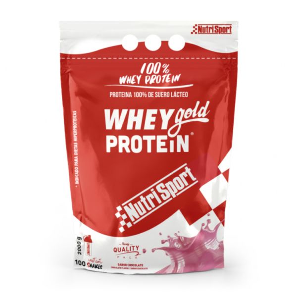 WHEY GOLD PROTEIN ERDBEERE 2 Kg - NUTRISPORT