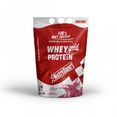 Buy NUTRISPORT WHEY GOLD PROTEIN STRAWBERRY 500 gr By 20,00€