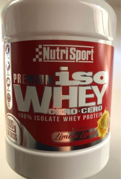 ISO WHEY CERO CERO LIMON 1 kg - NUTRISPORT