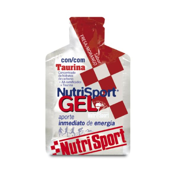 Aardbei Taurine Gel Doos 24 Eenheden - NUTRISPORT