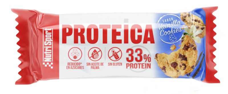 Barra de Proteína Biscoitos de Baunilha