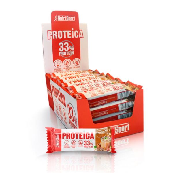 Barre Protéinée Noisette Praline - NUTRISPORT