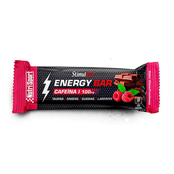 Stimulred Choco Raspberry Bars Box 24 - NUTRISPORT