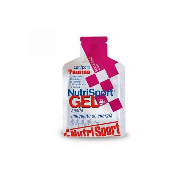 BOX NUTRISPORT GEL TAURINE CHEESECAKE 24 Gels