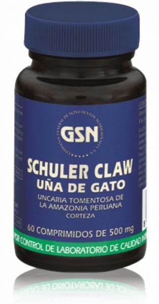 Schuler Claw 500 mg 60 comprimidos Uña Gato - GSN