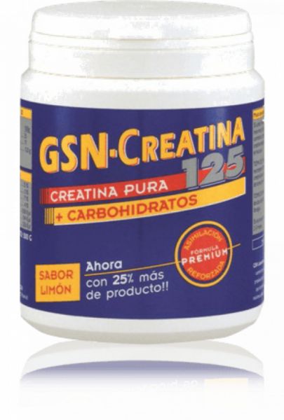 GSN Créatine Saveur Citron 125 500 gr - GSN