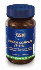 Comprar GSN Complexo Omega 3 - 6 - 9 60 pérolas Por 14,12€