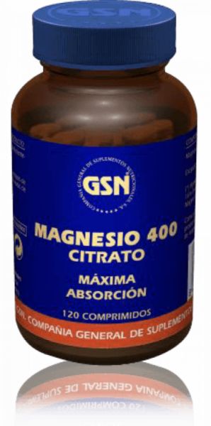 Citrate de Magnésium 400 120 comprimés - GSN