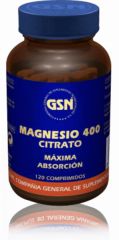 Comprar GSN Citrato de Magnésio 400 120 comprimidos Por 13,05€