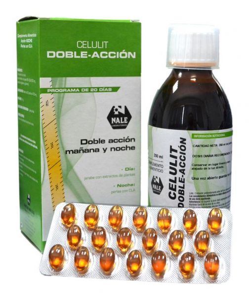 Celulit Double Action Siroop 250 ml en 20 Parels