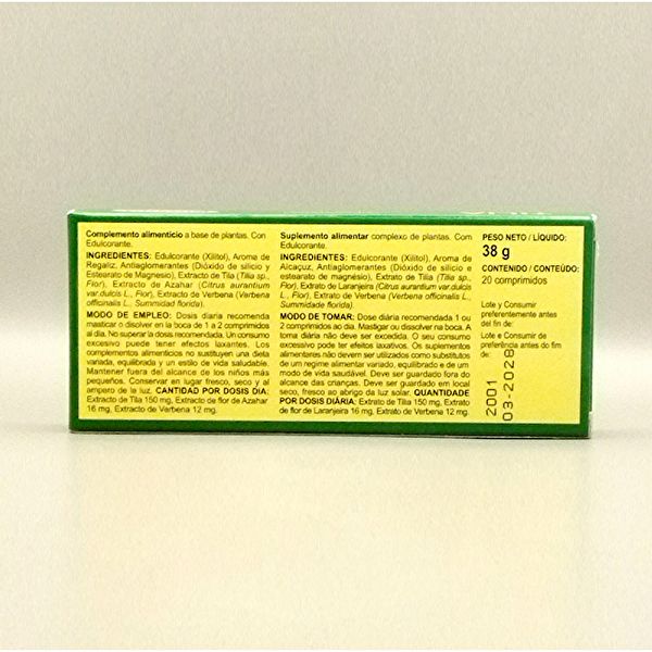 Tilia 20 chewable tablets - INTEGRALIA Img 2