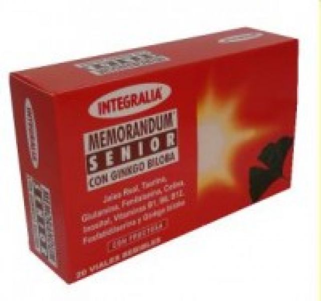 Memorandum Senior Ginkgo Biloba 20 viales x 10 ml