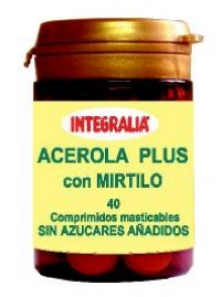 Acerola Plus + Bilberry 40 tablets - INTEGRALIA