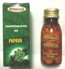 Buy INTEGRALIA Papaya 60 tablets 500 mg By 7,35€