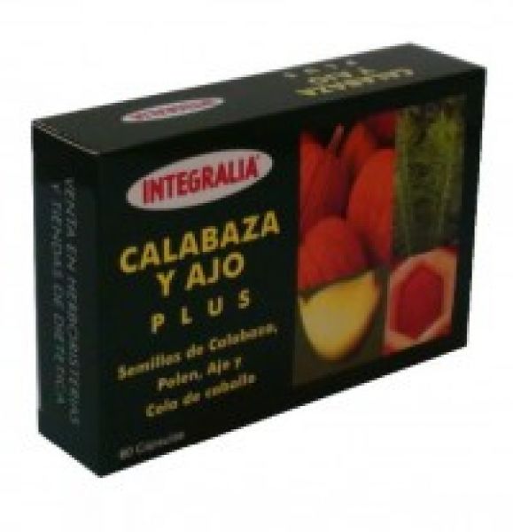 Pompoen en Knoflook Plus 60 capsules - INTEGRALIA