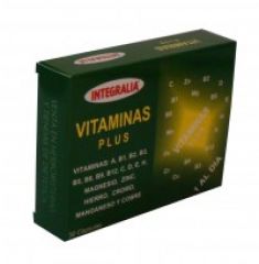 Buy INTEGRALIA Vitamins Plus 30 capsules By 8,35€