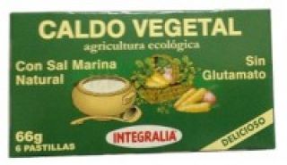 Buy INTEGRALIA Eco Vegetable Broth with Sea Salt 6 cubes x 11 g By 1,75€