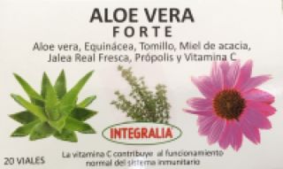 Buy INTEGRALIA Aloe Vera Forte Drinkable 20 vials By 24,15€