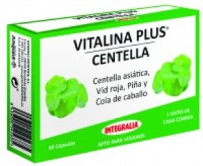 Buy INTEGRALIA Vitalina Plus Centella 60 capsules By 13,40€