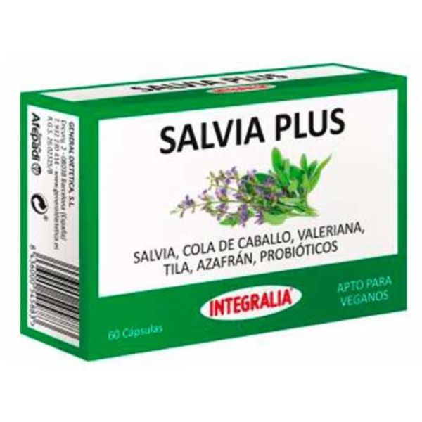 Salbei Plus 60 Kapseln - INTEGRALIA