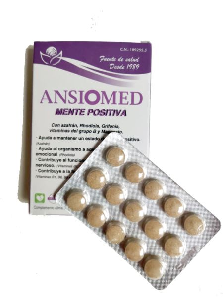 Ansiomed Ment Positiva 45 Comprimits - BIOSERUM Img 2