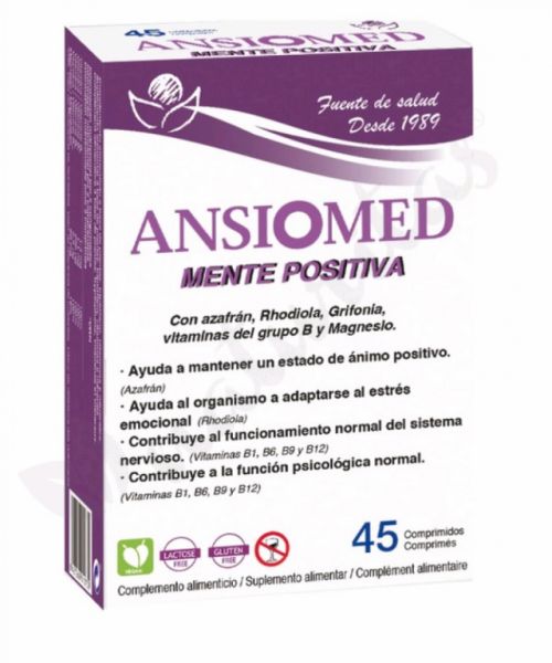 Ansiomed Ment Positiva 45 Comprimits - BIOSERUM