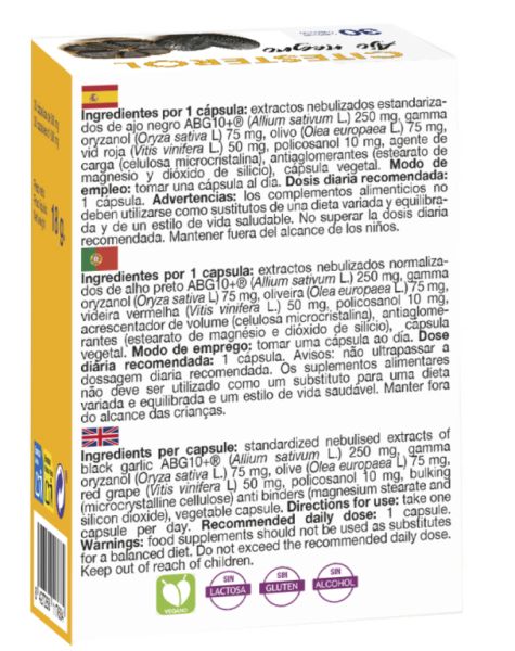 Citesterol Ajo Negro 30 Cápsulas - BIOSERUM Img 2