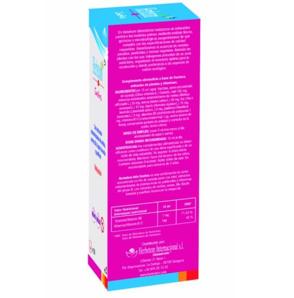 Herbetom Kids Dream Sirap 250 ml - BIOSERUM Img 2