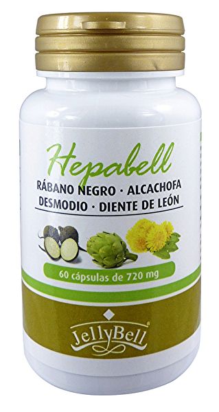 Hepabell 60 cápsulas de 720 mg - JELLYBELL