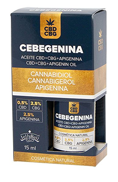 Cebegenina 15 ml Aceite CBG, CBD, Apigenina