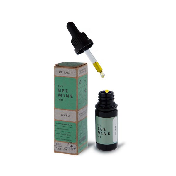 HUILE DE BASE 3% CBD 10 ml - THE BEEMINE