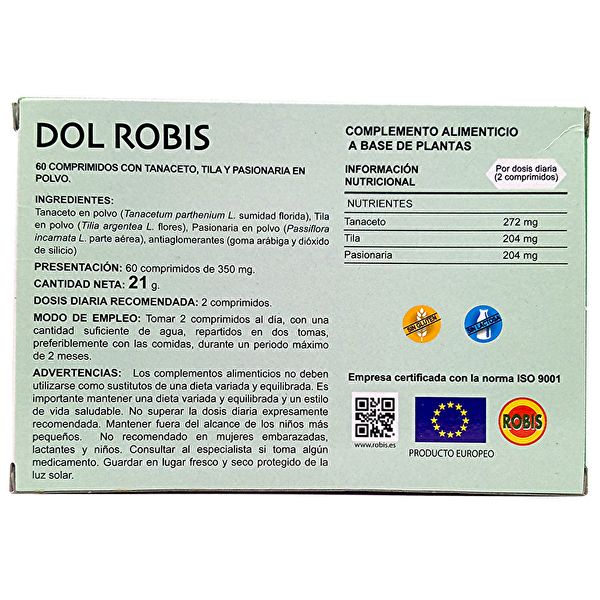 Dol Robis 60 Comprimés - ROBIS Img 4