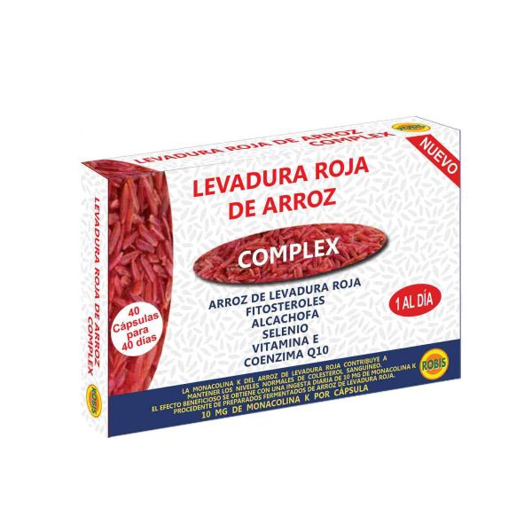 ARROZ DE FERMENTO VERMELHO 40 Cáps. - ROBIS