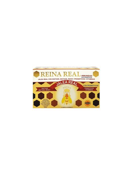 REINA ROYAL JELLY IMUNIDADE 20 FRASCOS - ROBIS