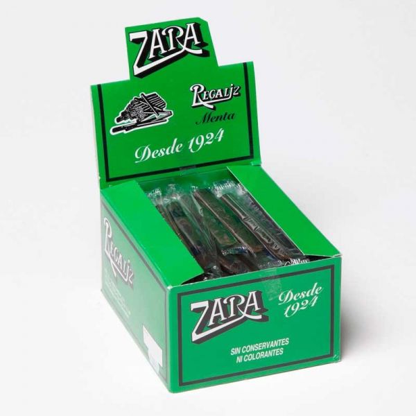 Caja Regaliz Mentolado 100 Barritas - ZARA