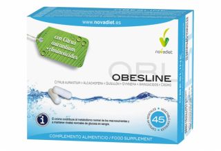 Acheter NOVADIET OBESLINE 45 Casquettes Par 18,00€