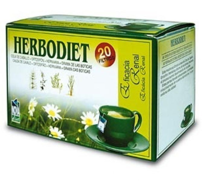 HERBODIET EFFICACITÉ RÉNALE 20 Filtres