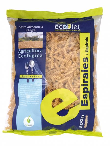 ECODIET INTEGRAL SPIRALS 500 g - NOVADIET