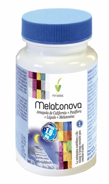 MELATONOVA (MELATONIN 1.9 mg) 60 Caps - NOVADIET