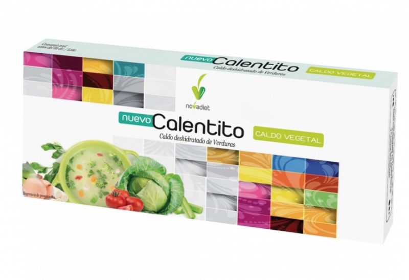 NOUVEAU BOUILLON DE LÉGUMES CALENTITO 12 comprimés