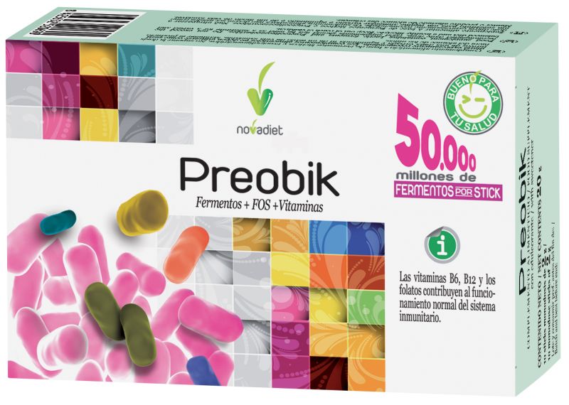 PREOBIK 10 bastões - NOVADIET