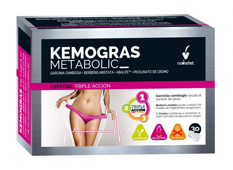 KEMOGRAS METABOLIC 30 Kapseln Veg. - NOVADIET