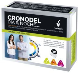 Buy NOVADIET Cronodel 30 Vegetable Capsules By 17,25€