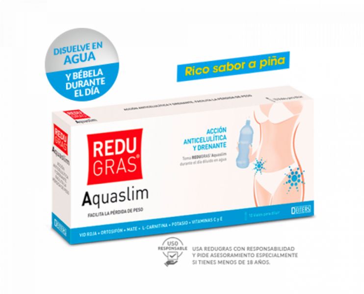 Redugras Aquaslim 10 ml x 10 Flacons - DEITERS