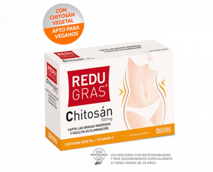 Redugras Chitosan Vegetal 60 Comprimidos - DEITERS