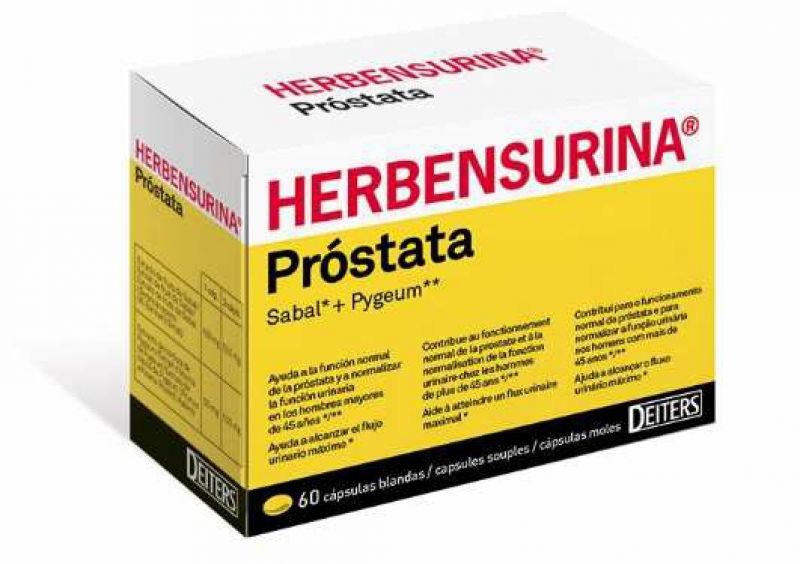 Herbensurin Próstata 60 Cápsulas - DEITERS