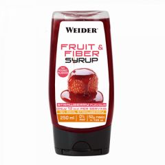 Buy WEIDER ORGANIC SYRUPS FIBER AND FRUIT SYRUP STRAWBERRY 250 ML By 7,20€