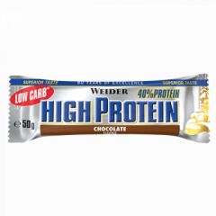 Acheter WEIDER 40% PROT. BARRE LOW CARB CHOCOLAT 50 G Par 2,79€