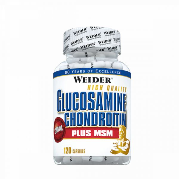 GLUCOSAMIN-CHONDROITIN + MSM 120 KAPSELN - WEIDER